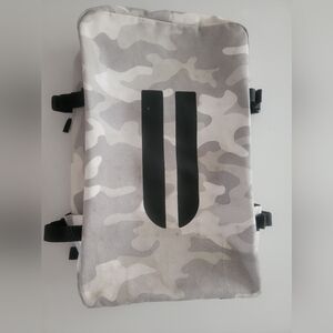 Nobull Waxed Canvas Duffleback backpack - White camo